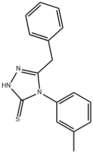 3-benzyl-4-(3-methylphenyl)-1H-1,2,4-triazole-5-thione|5-芐基-4-(3-甲基苯基)-4H-1,2,4-三唑-3-基氫硫化物