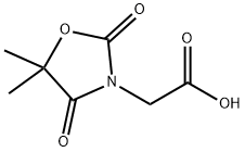 (5,5-Dimethyl-2,4-dioxo-oxazolidin-3-yl)-acetic acid Structure