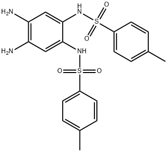 N,N'-(4,5-dinitro-1,2-phenylene)bis(4-methylbenzenesulfonamide) Struktur