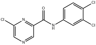 6-Chloro-N-(3,4-dichlorophenyl)pyrazine-2-carboxamide Structure