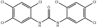 1,3-BIS(2,4,5-TRICHLOROPHENYL)UREA Struktur