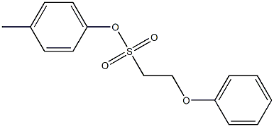 P-TOLYL 2-PHENOXYETHANESULFONATE Struktur
