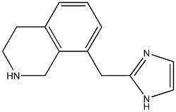 8-((1H-imidazol-2-yl)methyl)-1,2,3,4-tetrahydroisoquinoline Struktur
