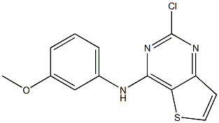 2-chloro-N-(3-methoxyphenyl)thieno[3,2-d]pyrimidin-4-amine Structure