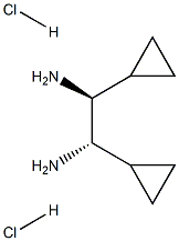 (1S,2S)-(-)-1,2-Dicyclopropylethylenediamine dihydrochloride Struktur