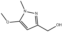 5-methoxy-1-methyl-1H-Pyrazole-3-methanol Struktur
