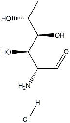 6-Desoxy-D-glucosamine hydrochloride Struktur
