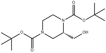 (S)-DI-TERT-BUTYL 2-(HYDROXYMETHYL)PIPERAZINE-1,4-DICARBOXYLATE