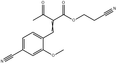 (Z)-2-cyanoethyl 2-(4-cyano-2-methoxybenzylidene)-3-oxobutanoate|非奈利酮中間體