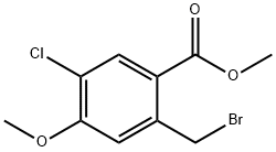 2-(溴甲基)-5-氯-4-甲氧基苯甲酸甲酯, 109803-49-8, 結(jié)構(gòu)式
