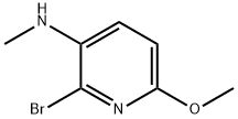 (2-Bromo-6-methoxy-pyridin-3-yl)-methyl-amine Struktur