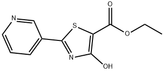 4-羥基-2-(吡啶-3-基)噻唑-5-甲酸乙酯 結(jié)構(gòu)式