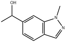 1-(1-methyl-1H-indazol-6-yl)ethanol Struktur