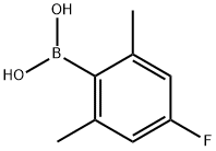 2,6-Dimethyl-4-fluorophenylboronic acid Struktur