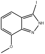 3-Iodo-7-methoxy-2H-indazole Structure
