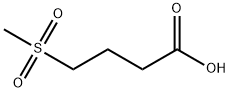 4-(methylsulfonyl)Butanoic acid Struktur