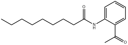 N-(2-Acetylphenyl)Nonanamide Struktur