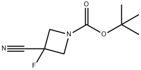 tert-butyl 3-cyano-3-fluoroazetidine-1-carboxylate, 1788041-57-5, 結(jié)構(gòu)式