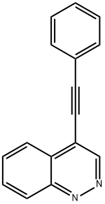 4-(Phenylethynyl)cinnoline Structure