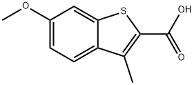 6-Methoxy-3-methyl-benzo[b]thiophene-2-carboxylic acid Struktur
