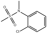N-(2-CHLOROPHENYL)-N-METHYLMETHANESULFONAMIDE Struktur