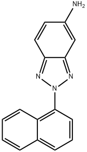 2-(naphthalen-1-yl)-2H-benzo[d][1,2,3]triazol-5-amine Struktur
