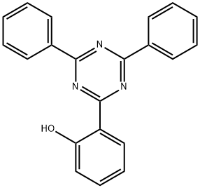 2-(2-Hydroxyphenyl)-4,6-diphenyl-1,3,5-triazine Struktur