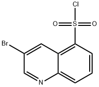 3-溴喹啉-5-磺酰氯, 33768-83-1, 結(jié)構(gòu)式