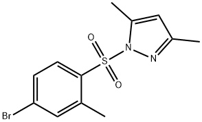 1-[(4-bromo-2-methylphenyl)sulfonyl]-3,5-dimethyl-1H-pyrazole|