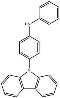 4-咔唑-9-基-N-二苯胺 結(jié)構(gòu)式
