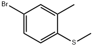 4-ブロモ-2-メチル-1-(メチルスルファニル)ベンゼン 化學(xué)構(gòu)造式