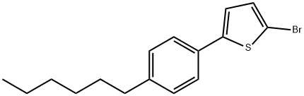 2-溴-5-(4-已基苯基)噻吩, 934368-79-3, 結(jié)構(gòu)式