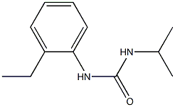 1-(2-ETHYLPHENYL)-3-ISOPROPYLUREA Struktur