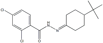 N'-(4-(tert-butyl)cyclohexylidene)-2,4-dichlorobenzohydrazide