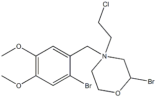 N-[(2-Bromo-4,5-dimethoxyphenyl)methyl]-N-(2-chloroethyl)morpholine Bromide