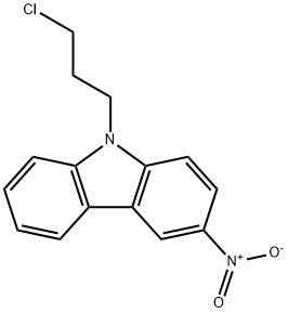 9H-Carbazole, 9-(3-chloropropyl)-3-nitro- Struktur