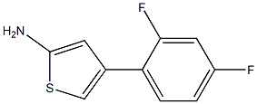 4-(2,4-difluorophenyl)thiophen-2-amine Struktur