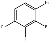 3-Bromo-6-chloro-2-fluoroiodobenzene Structure