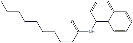 N-(1-NAPHTHYL)DECANAMIDE Struktur