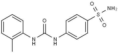 1-(4-SULFAMOYLPHENYL)-3-(O-TOLYL)UREA Struktur