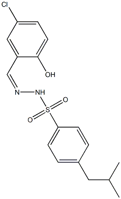 (Z)-N'-(5-chloro-2-hydroxybenzylidene)-4-isobutylbenzenesulfonohydrazide