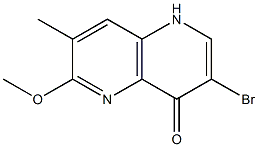3-Bromo-6-methoxy-7-methyl-1H-[1,5]naphthyridin-4-one Structure