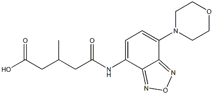 3-methyl-5-((7-morpholinobenzo[c][1,2,5]oxadiazol-4-yl)amino)-5-oxopentanoic acid