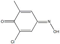 p-Toluquinone, 6-chloro-, 4-oxime (2CI)