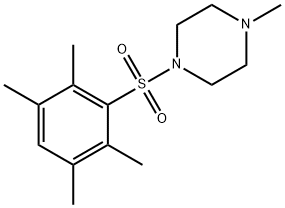 1-methyl-4-[(2,3,5,6-tetramethylphenyl)sulfonyl]piperazine Struktur