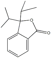 3,3-diisopropyl-2-benzofuran-1(3H)-one Struktur