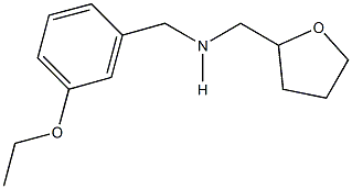 N-(3-ethoxybenzyl)-N-(tetrahydro-2-furanylmethyl)amine Struktur
