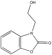 3-(2-hydroxyethyl)-1,3-benzoxazol-2(3H)-one Struktur