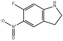 6‐fluoro‐5‐nitro‐2,3‐dihydro‐1H‐indole|6‐fluoro‐5‐nitro‐2,3‐dihydro‐1H‐indole