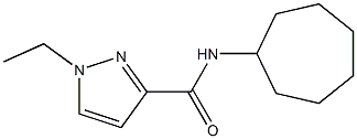 N-cycloheptyl-1-ethylpyrazole-3-carboxamide